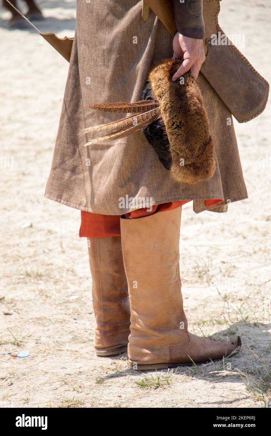 Turkish man and horseman ethnic clothes examples Stock Photo Alamy