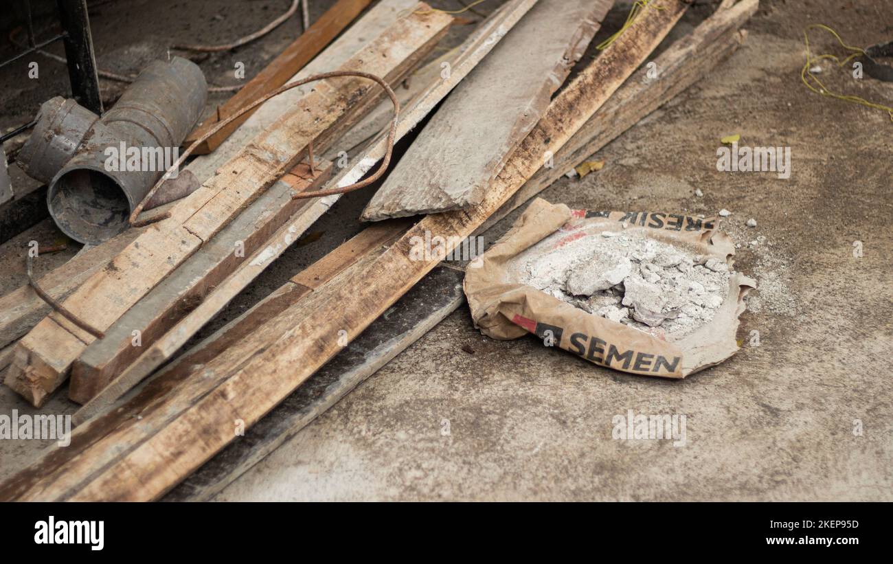 Industrial House Construction in the making Stock Photo