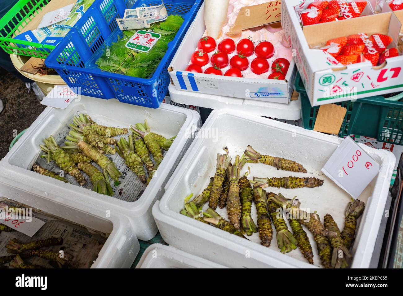 Wasabi plant hires stock photography and images Alamy