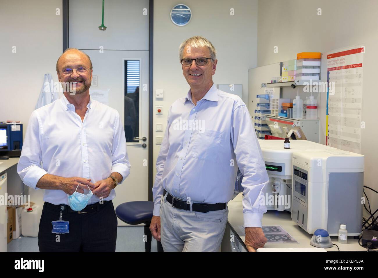 Mainz, Germany. 09th Aug, 2022. Ulrich Förstermann (l), Chief ...