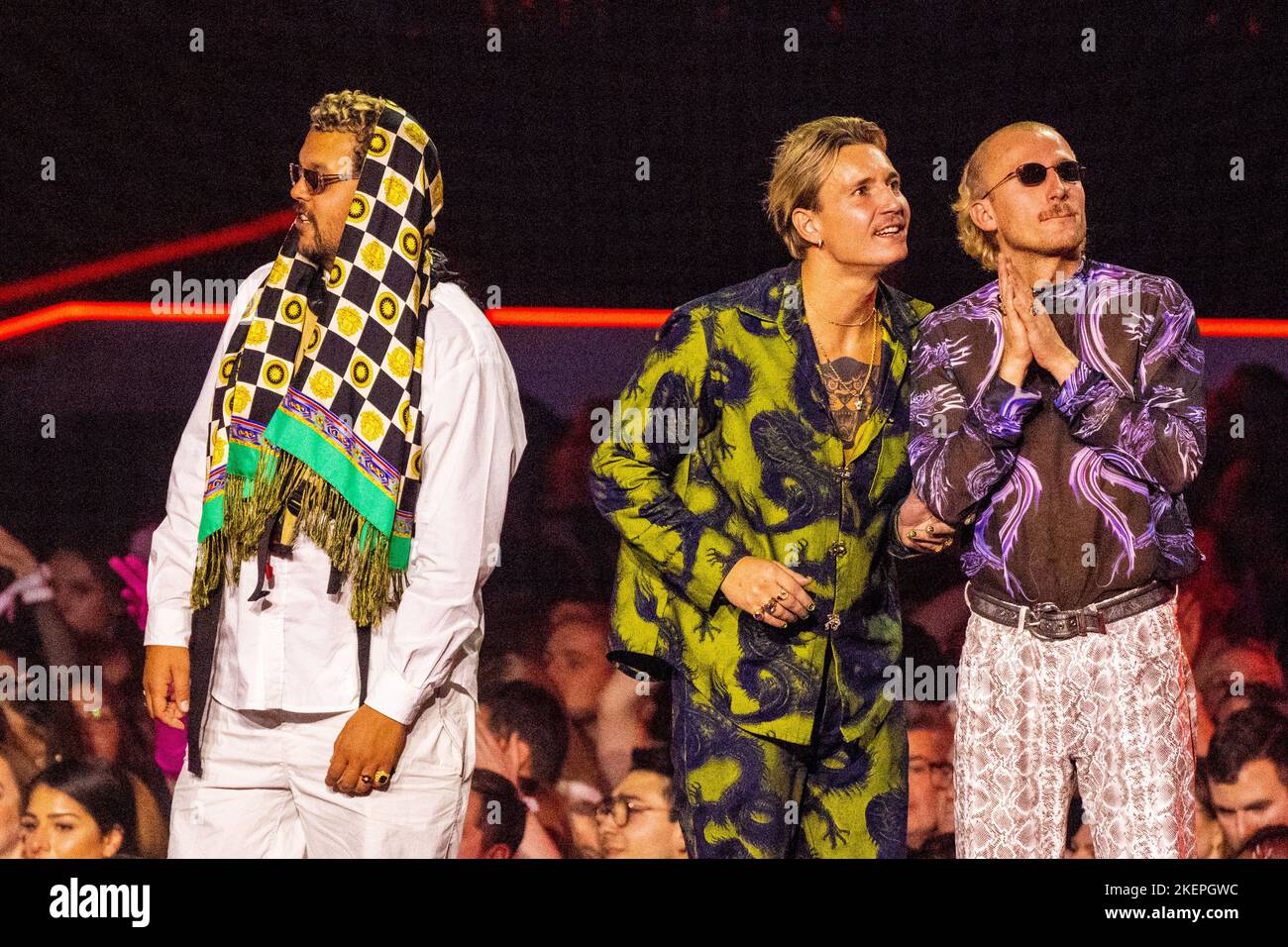 Boaz Kok, Karel Gerlach, Milo Driessen from Goldband attending the 2022