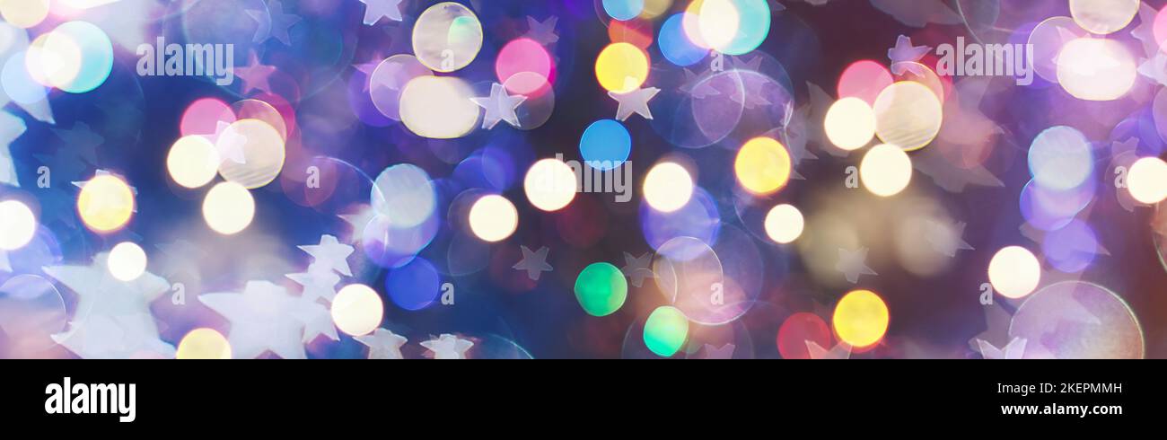 Abstract light celebration background with defocused golden lights for ...
