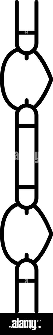 bar chain line icon vector illustration Stock Vector Image & Art - Alamy