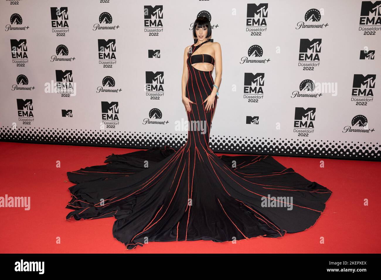 Domiziana arrives at Nachtresidenz during the MTV Europe Music Awards