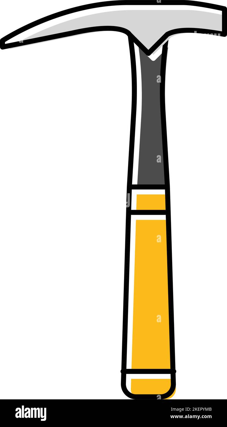prospectors hammer tool color icon vector illustration Stock Vector ...