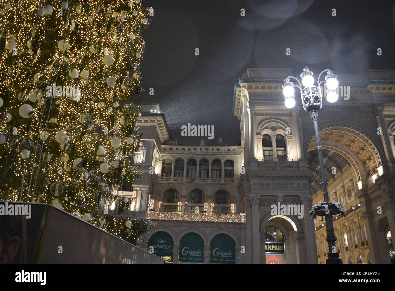 Christmas in Milano Stock Photo
