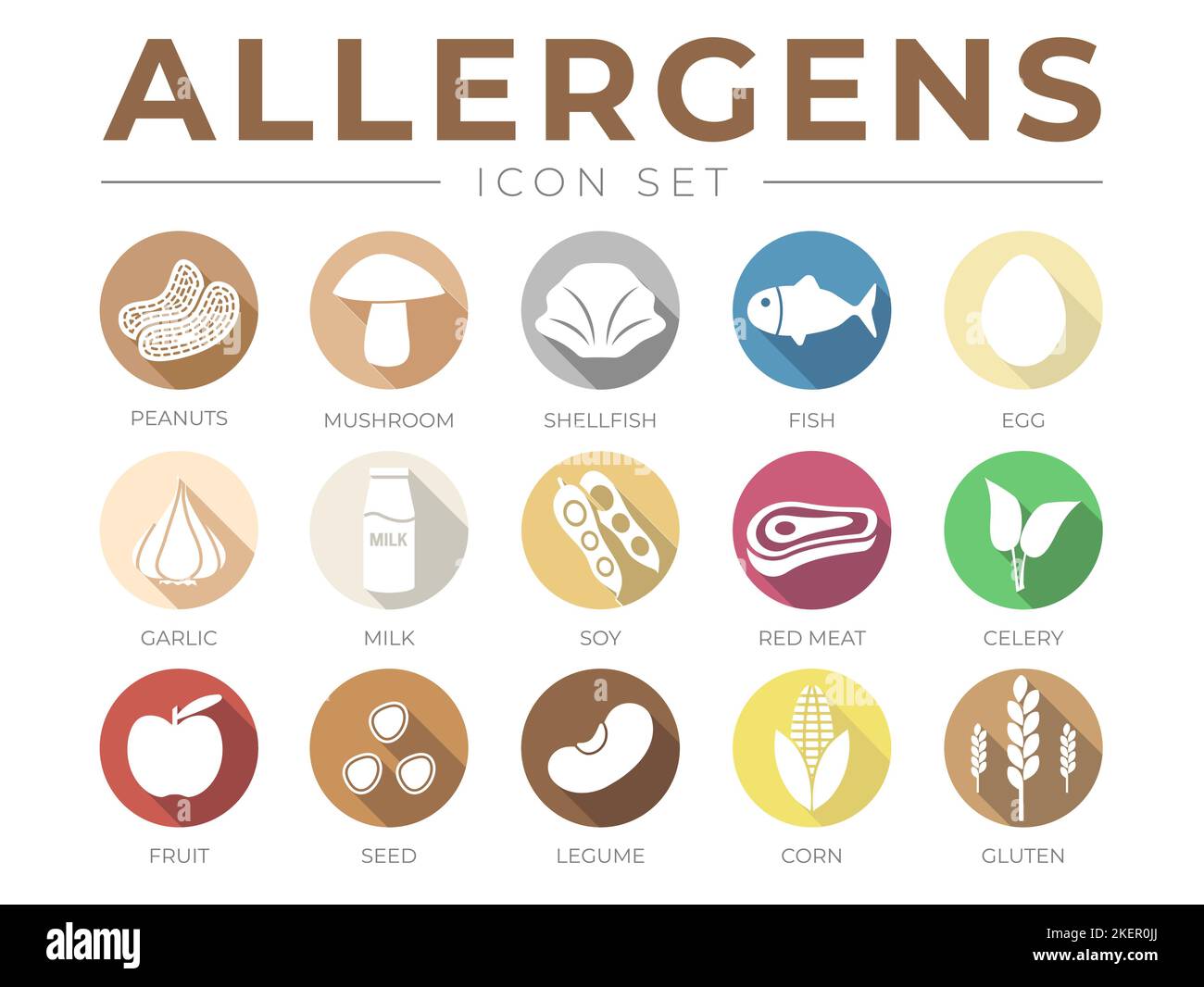 colorful-allergens-icon-set-peanuts-mushroom-shellfish-fish-egg