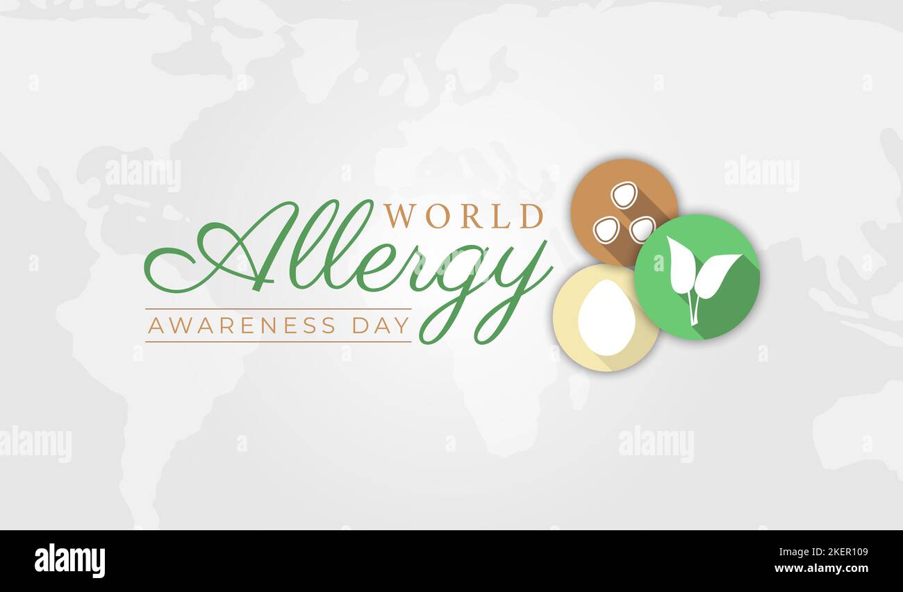 World Allergy Awareness Day Illustration Stock Vector Image & Art Alamy