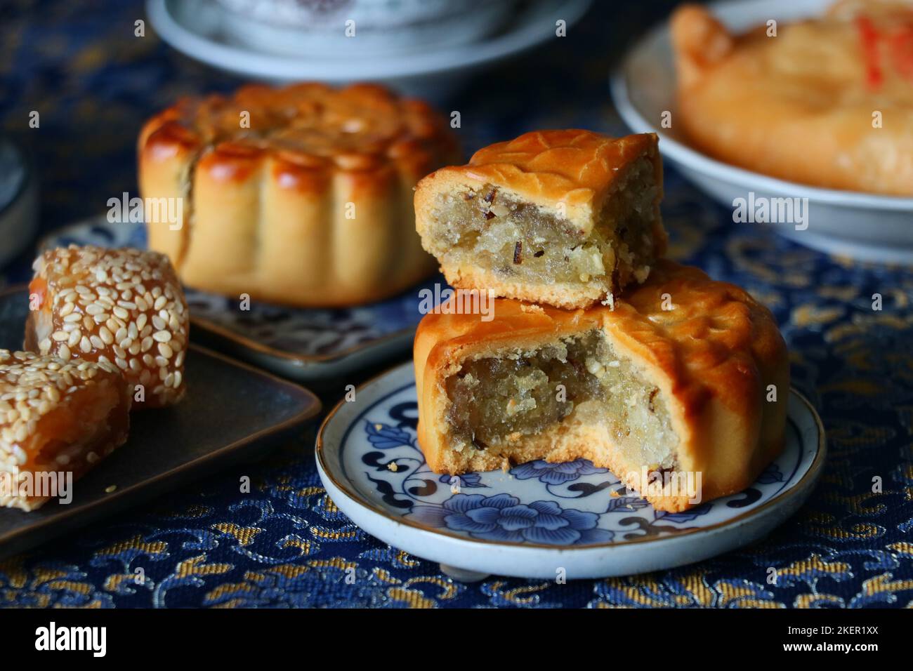 Teo chew style (Chinese southern in Guang Dong province) dessert for teatime called Tea liao in Teo chew language Stock Photo