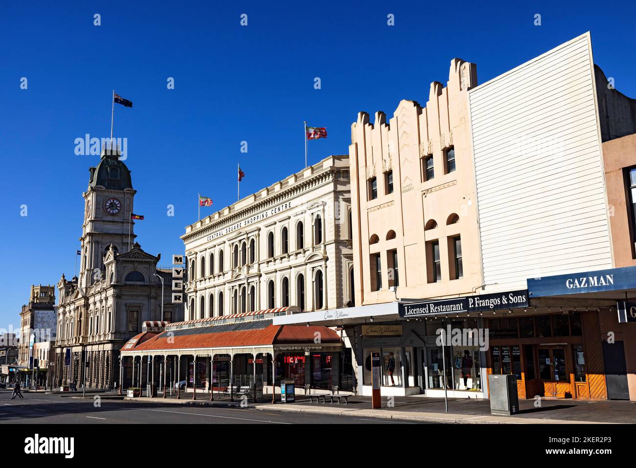Ballarat Australia / Exterior view of Central Square Shopping Centre