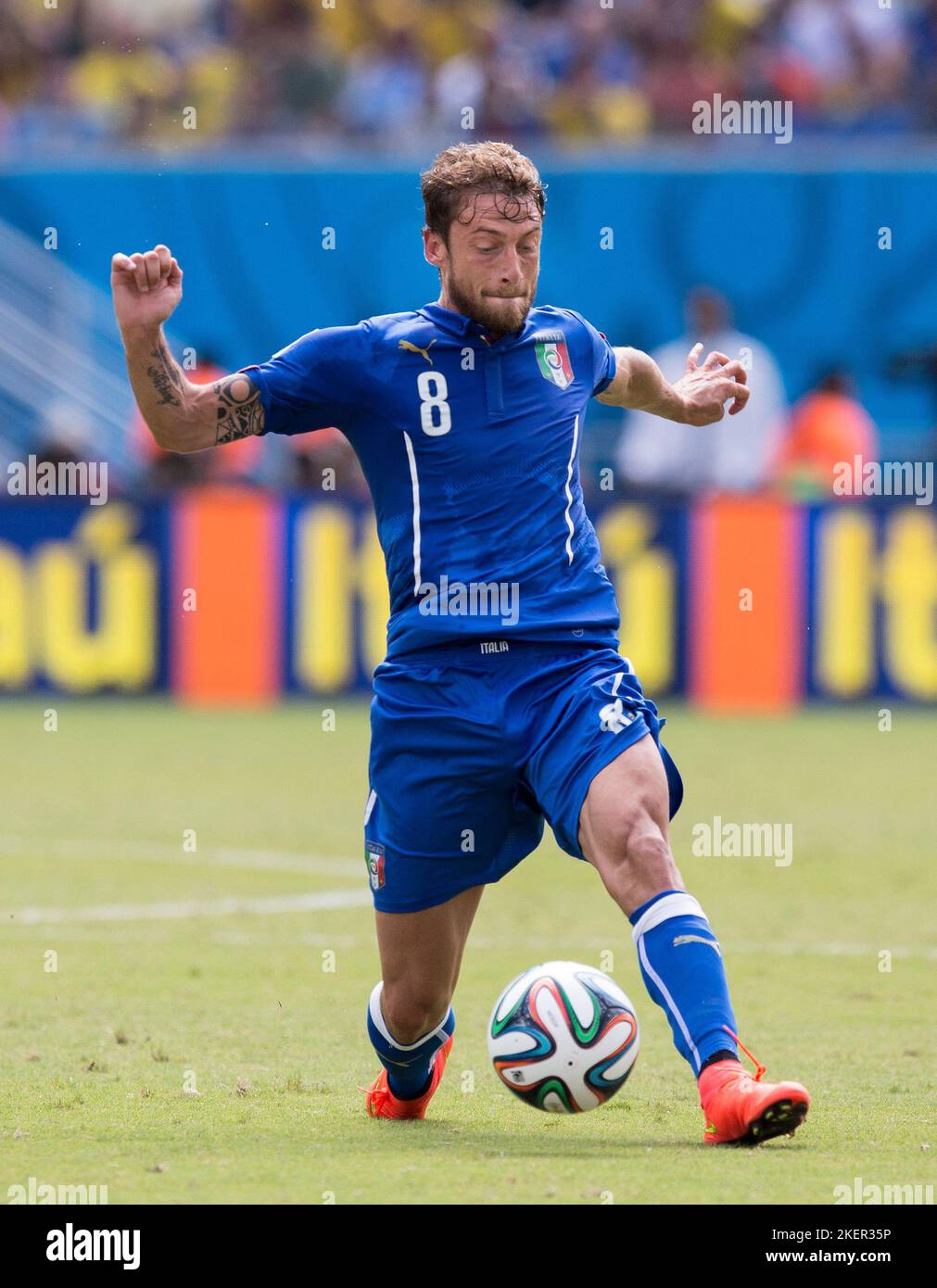 Natal, 24.06.2014, Arena Das Dunas Claudio Marchisio (Italien) Italien - Uruguay Copyright (nur fŸr journalistische Zwecke) by :  Moritz MŸller, Marie Stock Photo