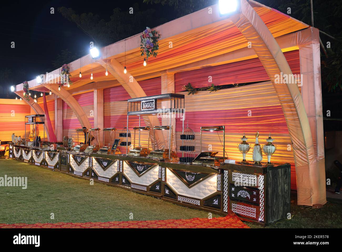 Buffet Wedding Food Counter, catering wedding buffet for events