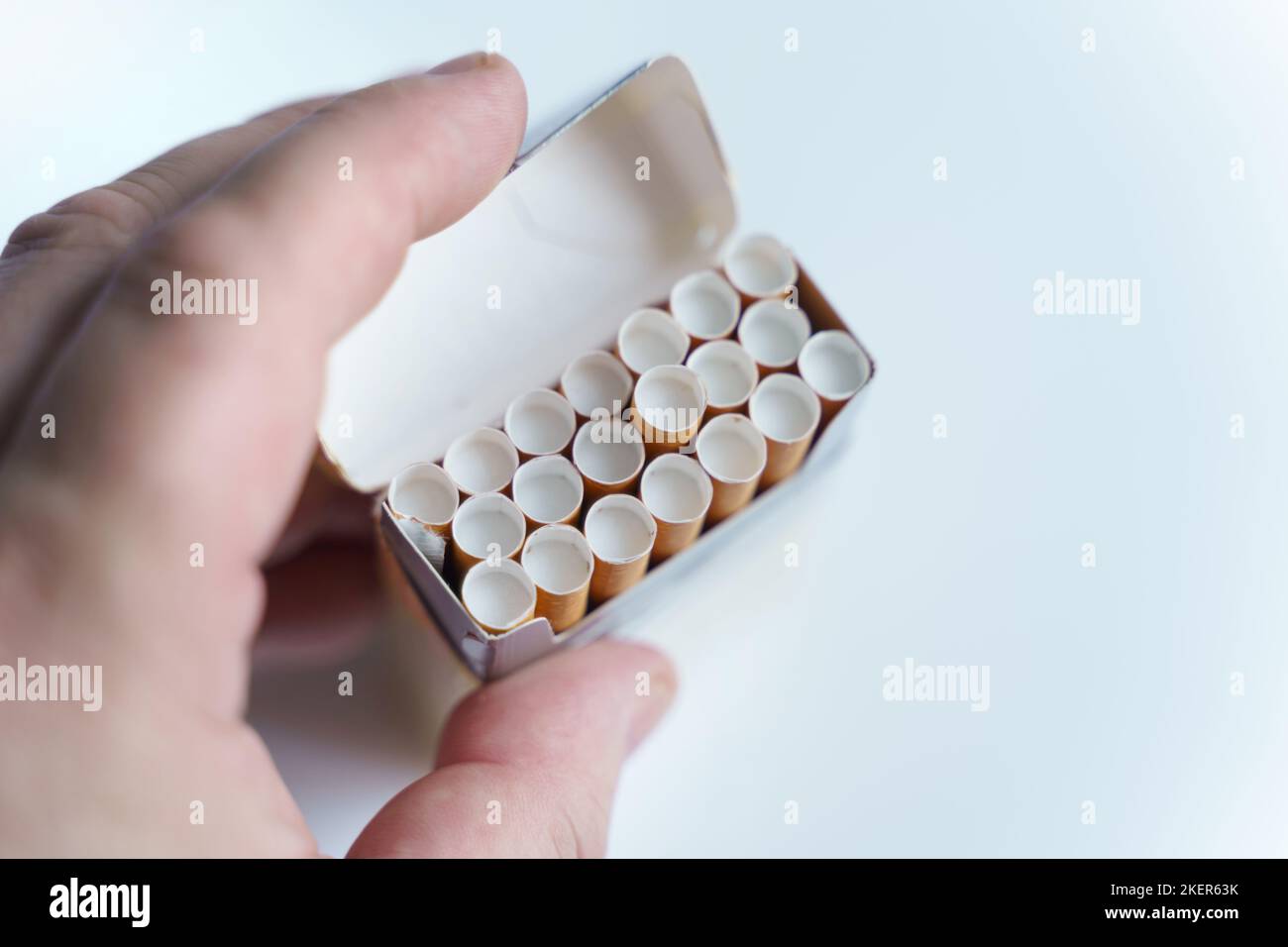 The concept of medicine is the fight against smoking. Cigarette filters are visible from the