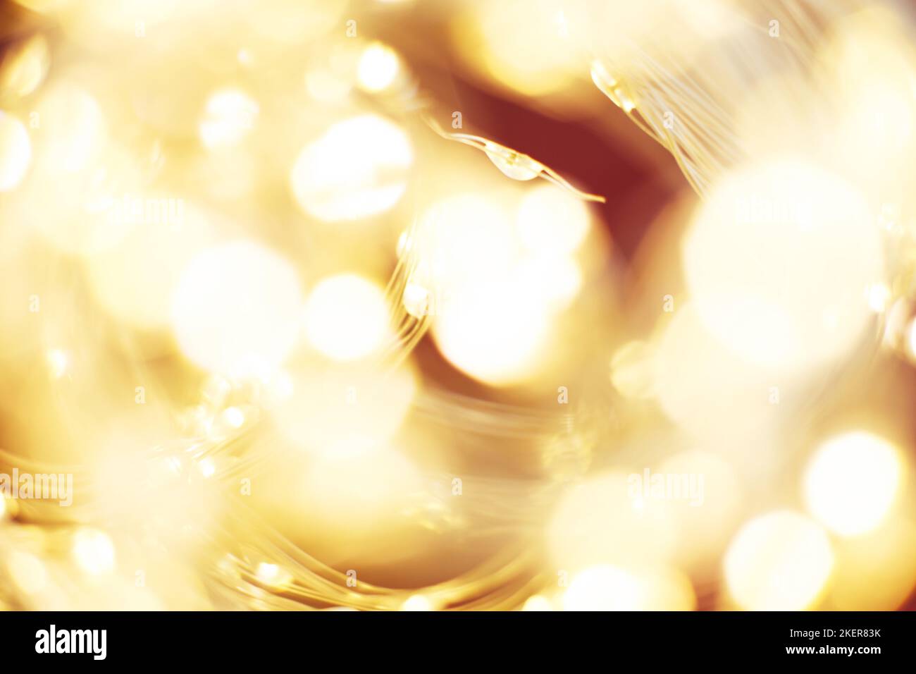 christmas beautifull shiny gold background. sparkle festive blurred bokeh. Stock Photo