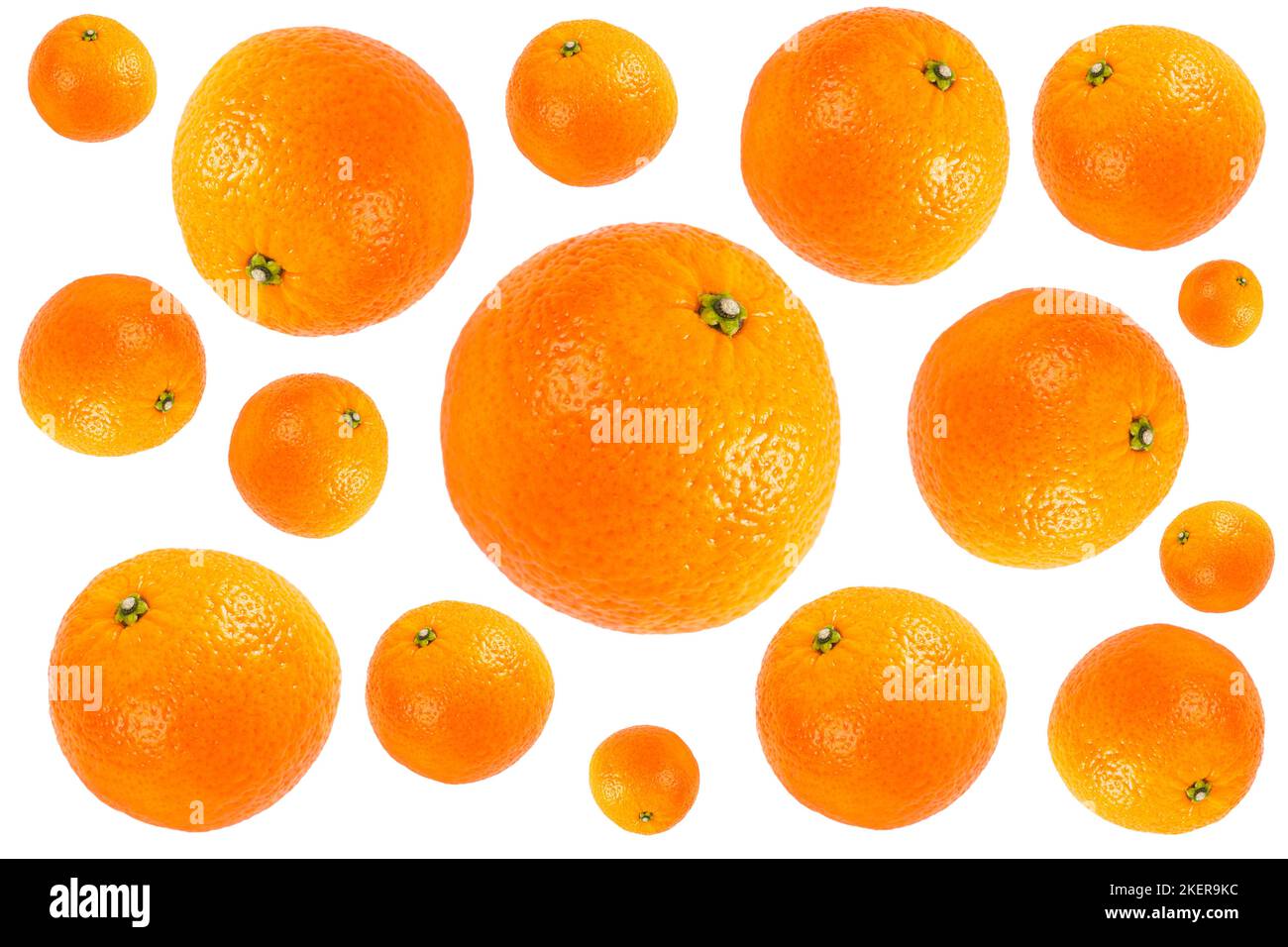 Mandarin isolated on white background. Juicy and fresh mandarine ...