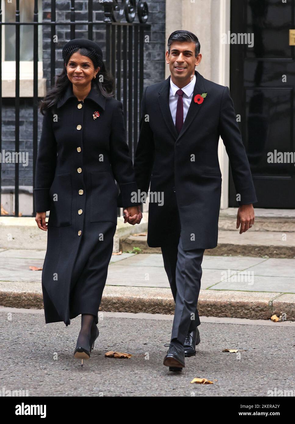 London, UK. 13th Nov, 2022. Prime Minister Rishi Sunak And Wife Akshata ...