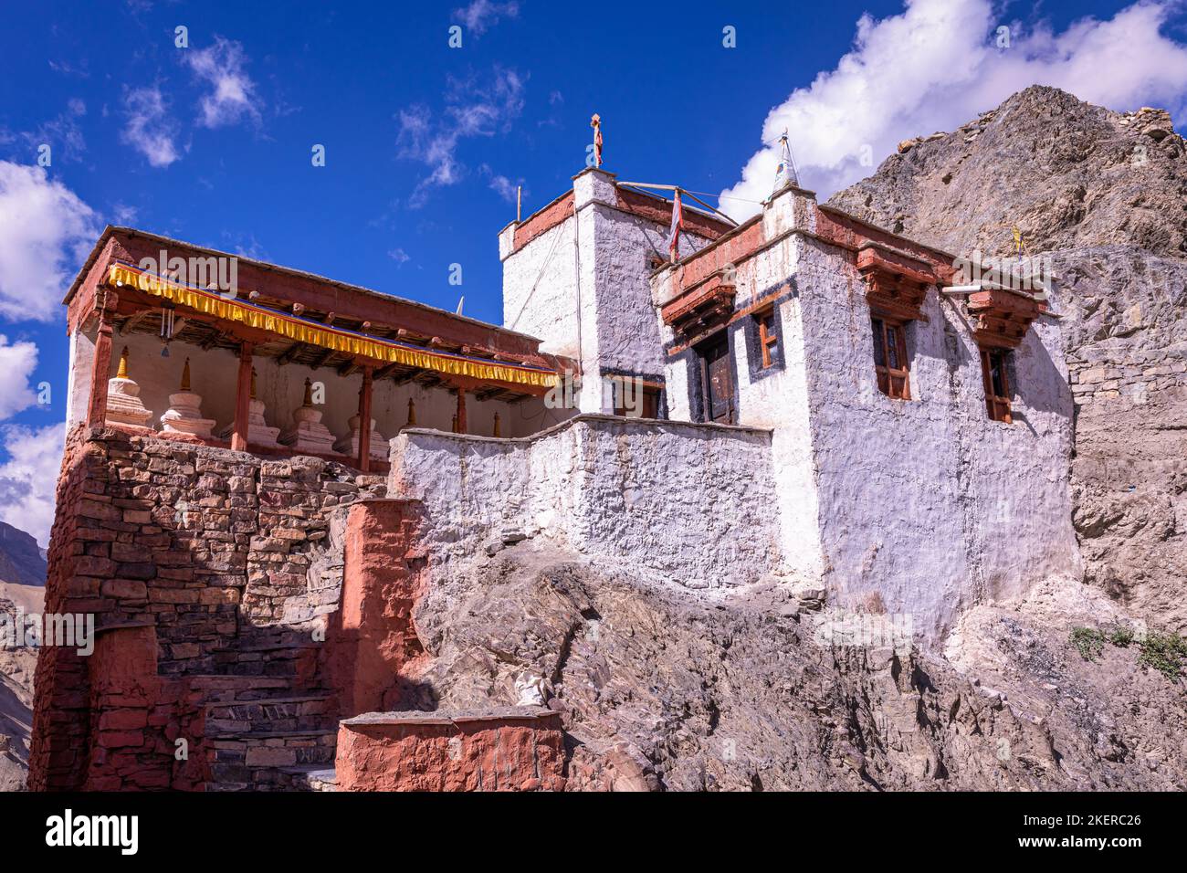Wanla Monastery, Ladakh, India Stock Photo