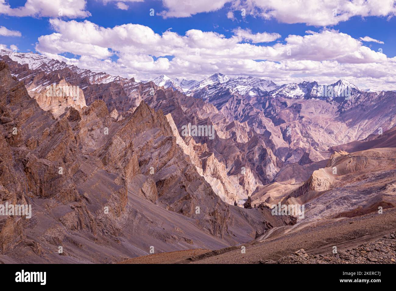Landscape in the area of Photoksar, Ladakh, India Stock Photo