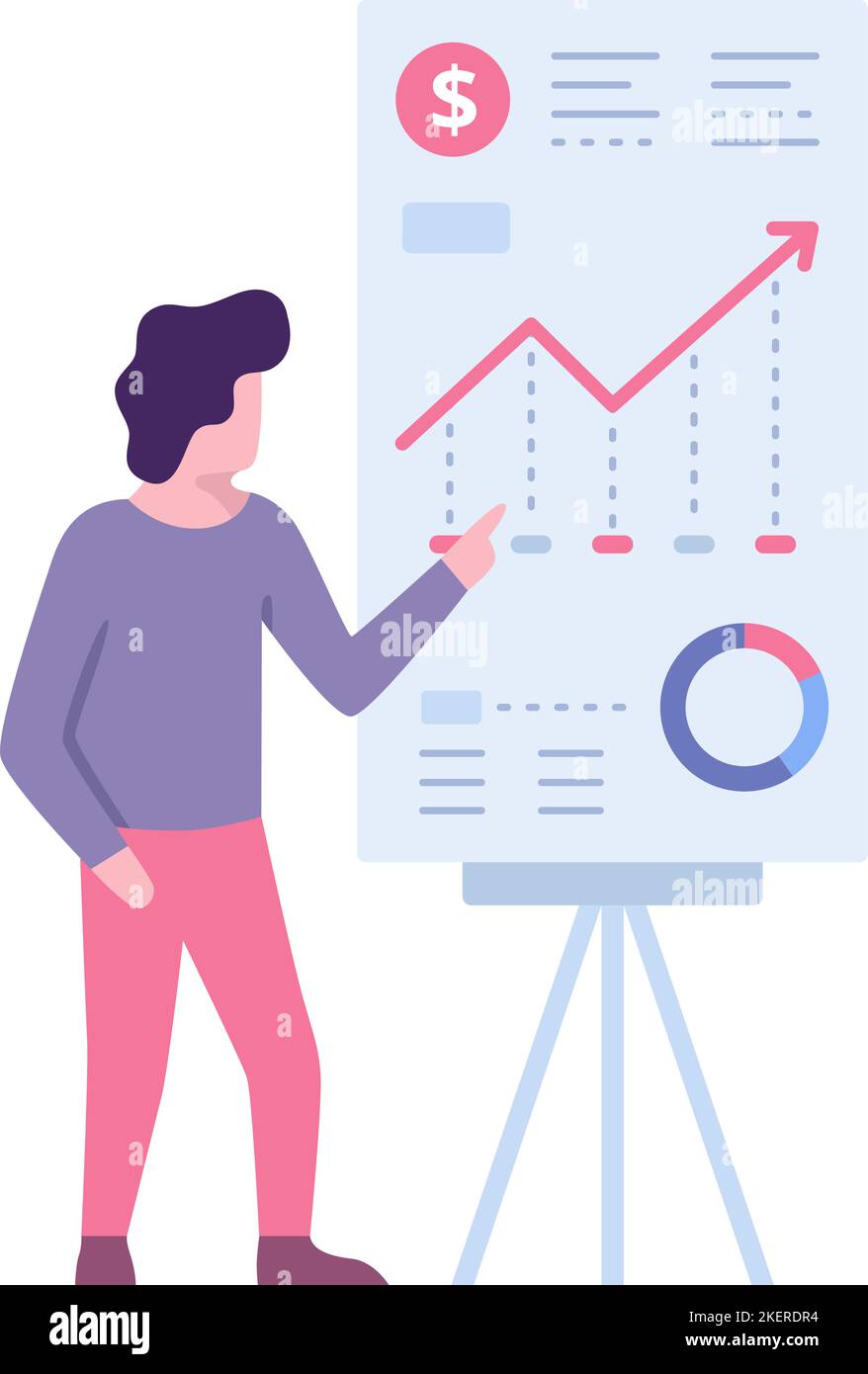Marketing and data analysis flat vector icon Stock Vector Image & Art ...