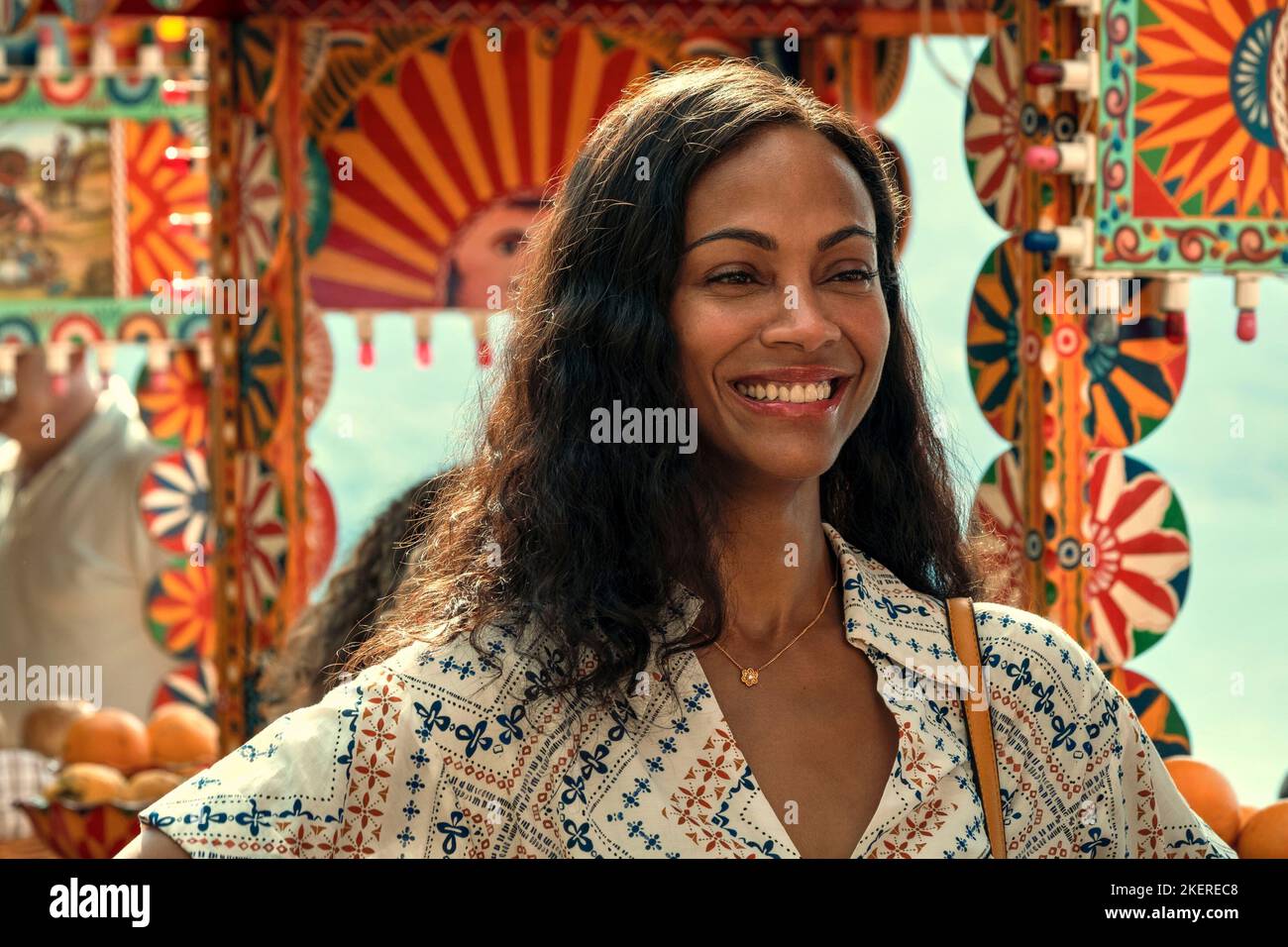ZOE SALDANA in FROM SCRATCH (2022), directed by DENNIE GORDON and