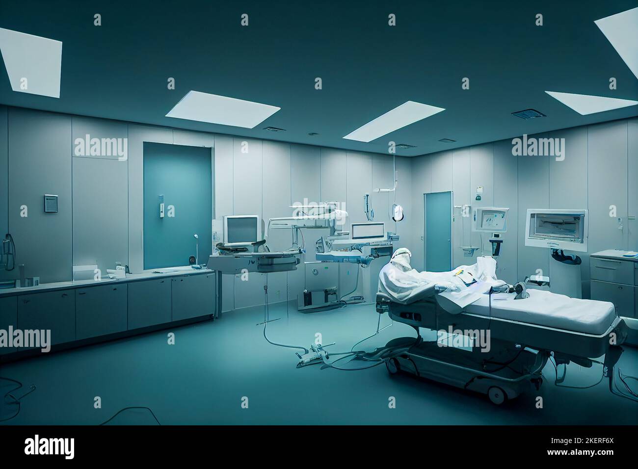 emergency room in hospital with equipment Stock Photo Alamy