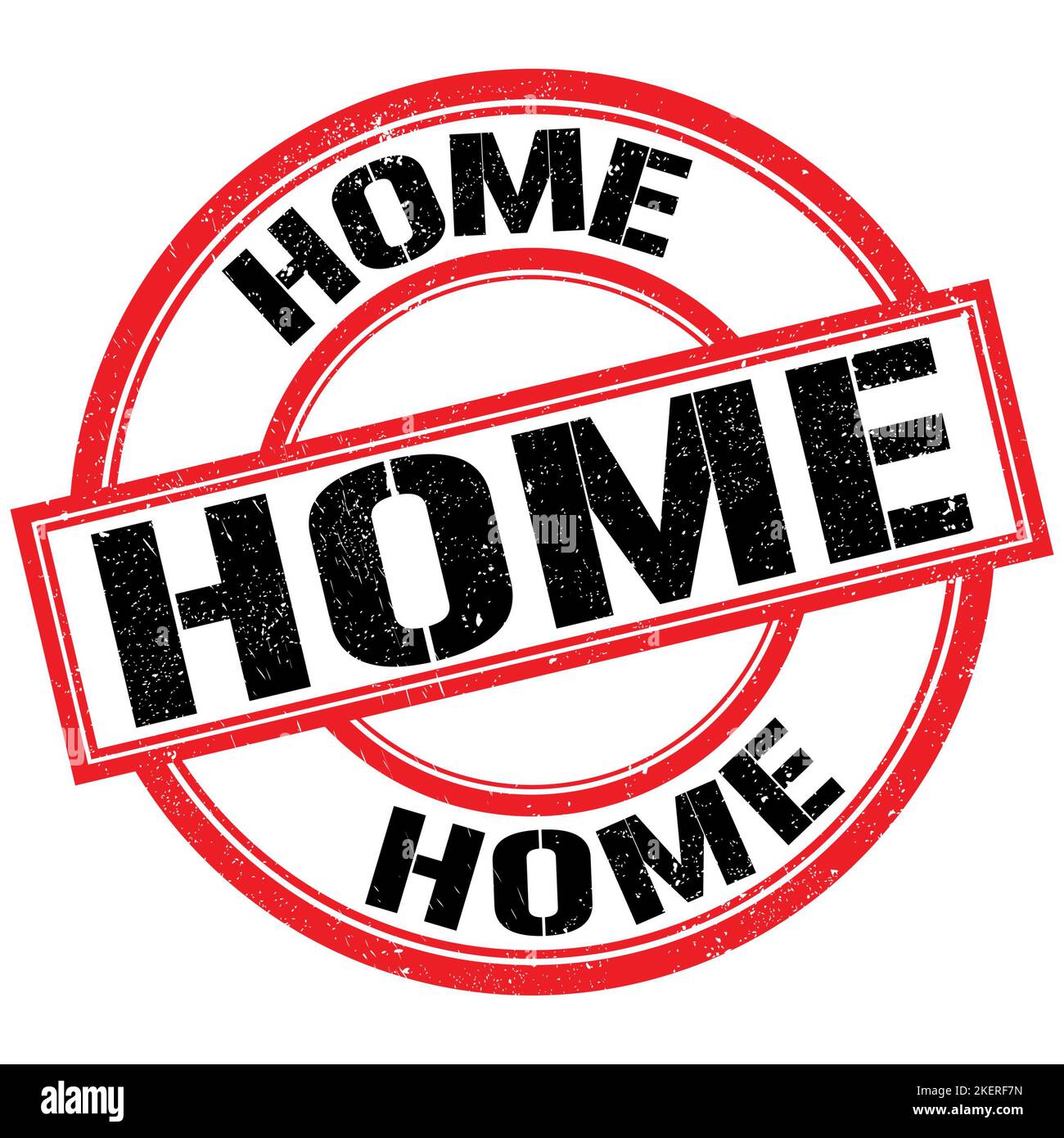 Home stamp sign round hi-res stock photography and images - Alamy