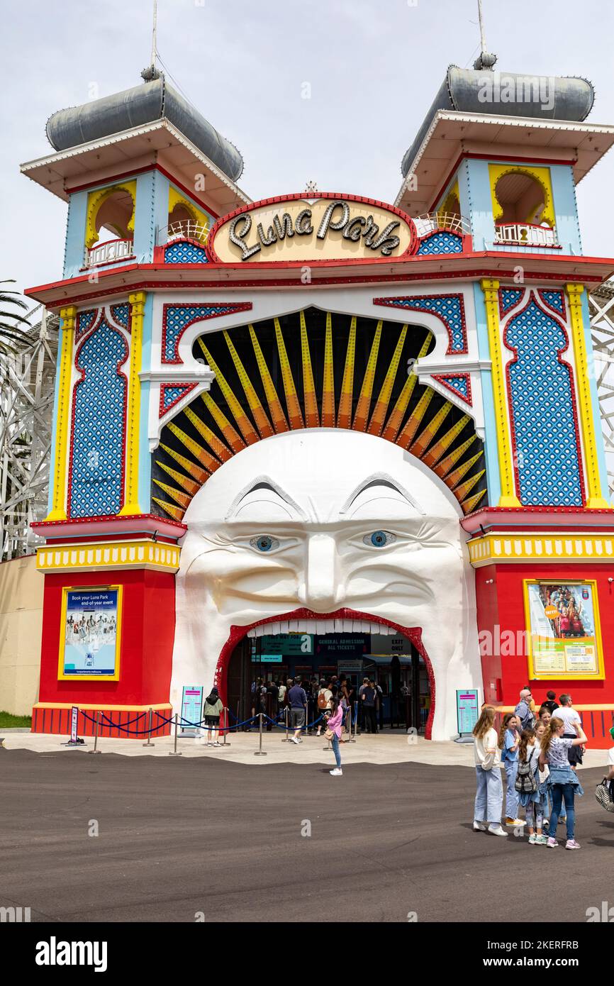 St Kilda Luna Park amusement park venue in this beachside suburb of