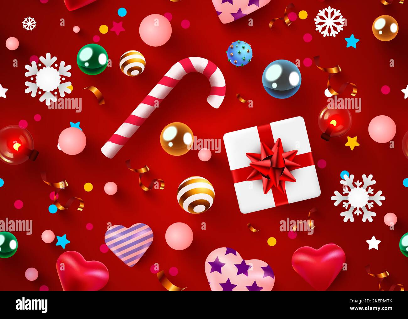 Valentine day concept seamless Stock Vector Images - Alamy