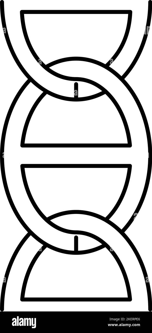 mariner anchor chain line icon vector illustration Stock Vector Image ...