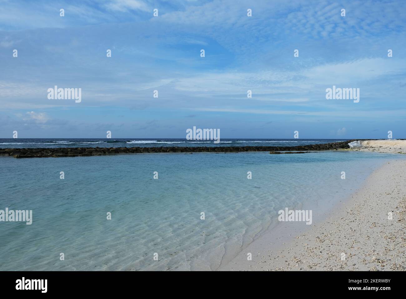 Beautiful beach of Fulidhoo, Maldives during sunny afternoon Stock ...
