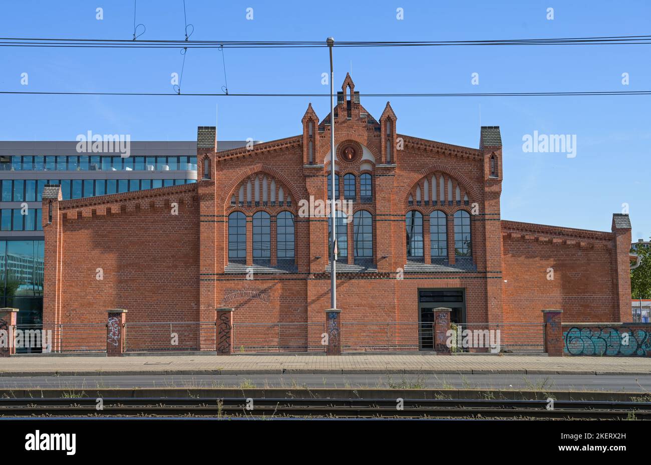 Altbau, Entwicklungsgebiet Alter Schlachthof, Landsberger Allee, Prenzlauer Berg, Pankow, Berlin, Deutschland Stock Photo