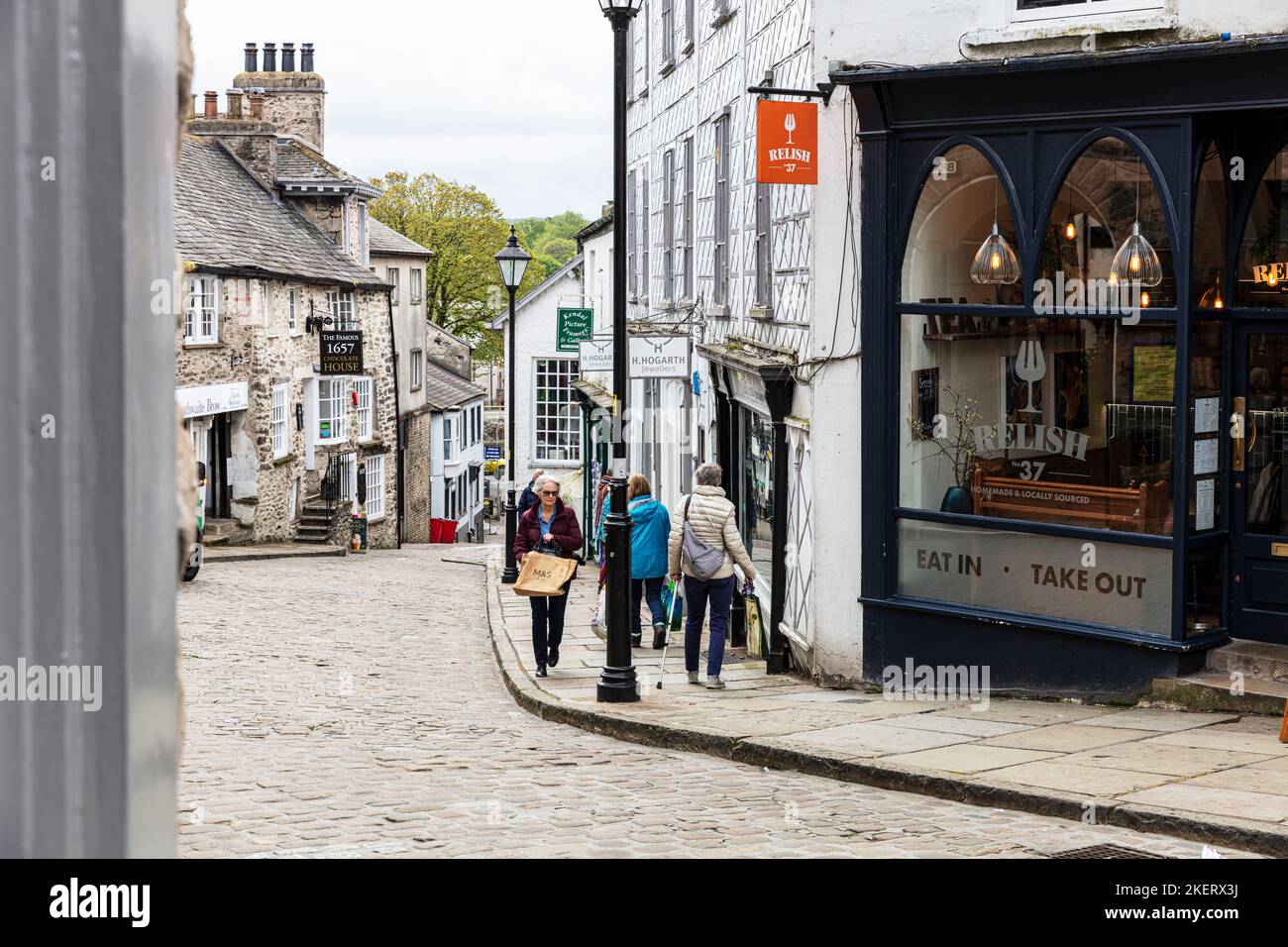 Kendal, Kendal town, Cumbria, UK, Kendal Cumbria, Kendal shopping