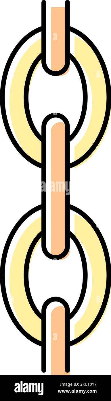 trace chain color icon vector illustration Stock Vector Image & Art - Alamy