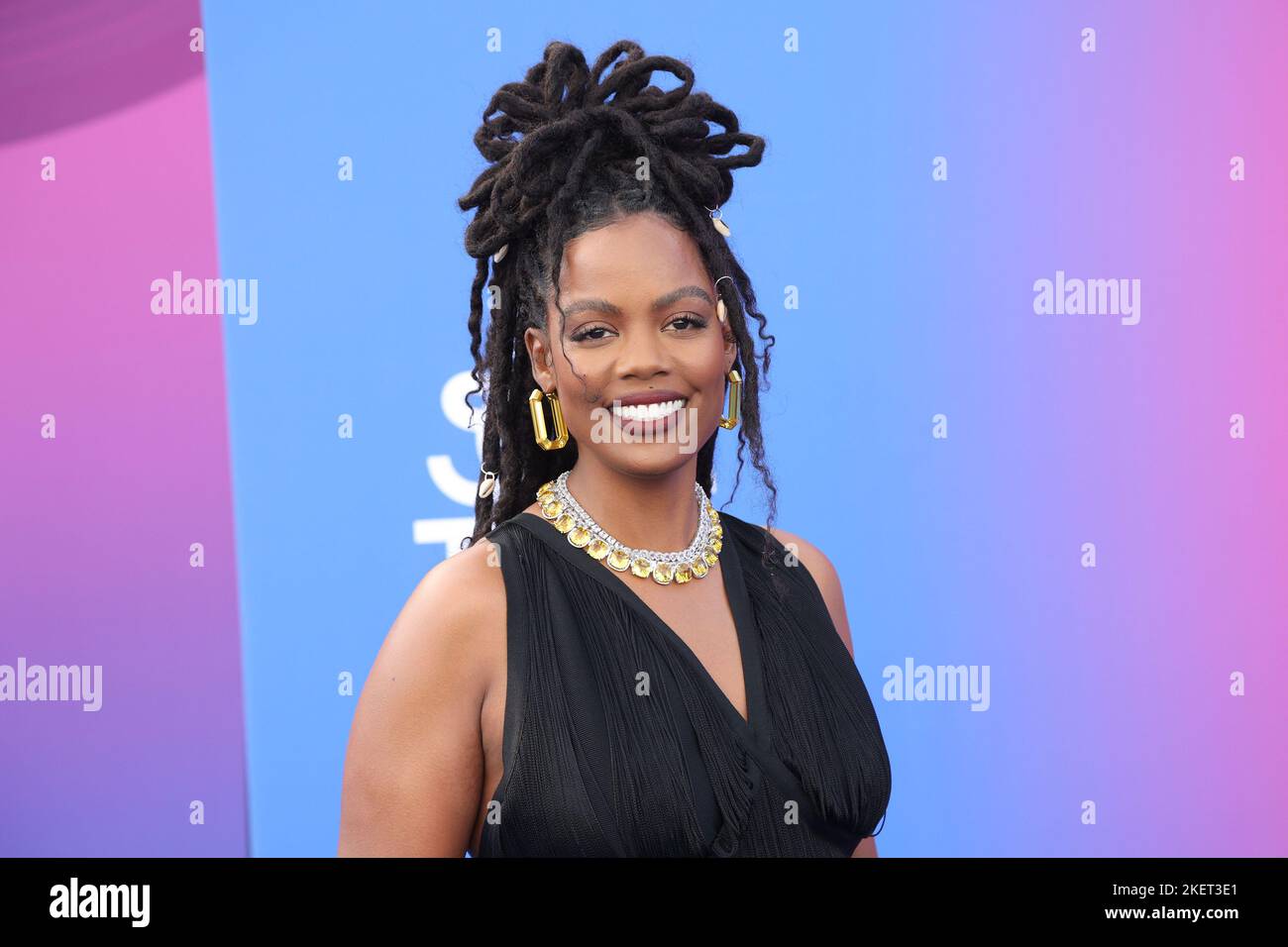 Novi Brown arrives for the Soul Train Awards 2022 at the Orleans Arena at the Orleans Hotel and Casino in Las Vegas, Nevada on Sunday, November 13, 2022.  Photo by James Atoa/UPI Stock Photo