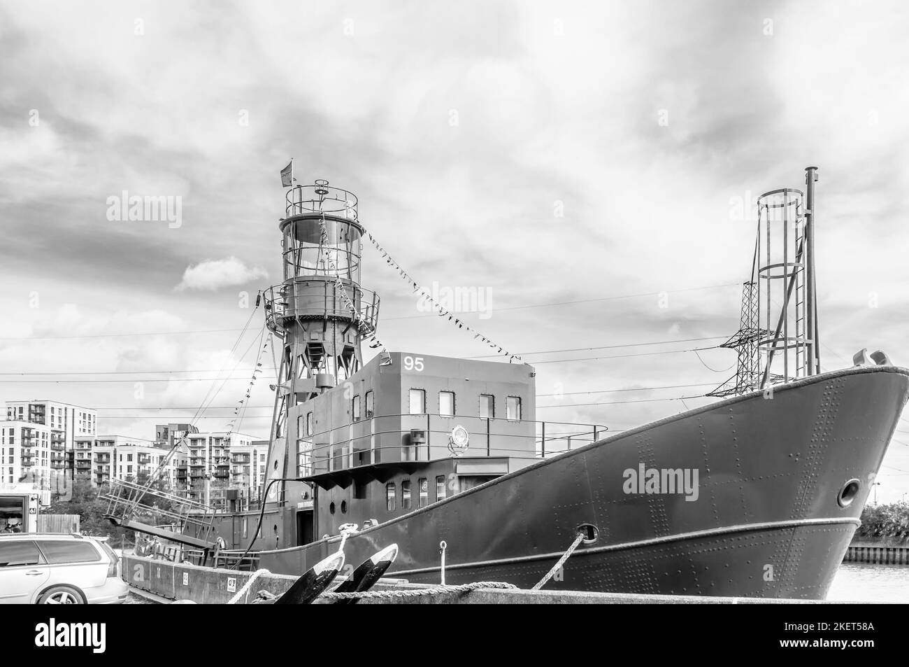 lightship 95 recording studio at trinity buoy wharf, tower hamlets Stock Photo