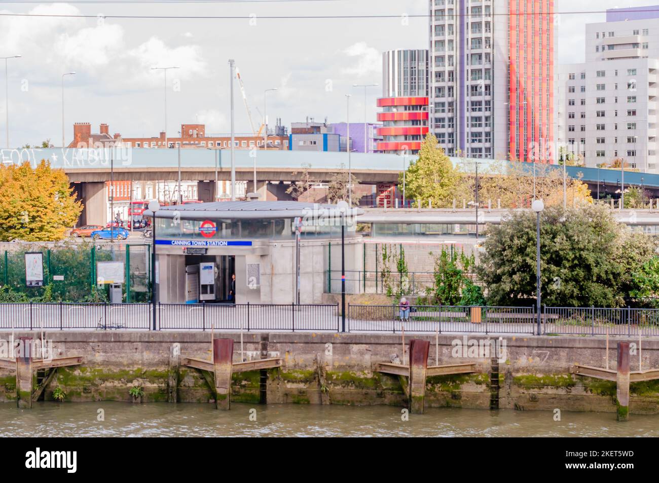 Underground Canning Town station Stock Photo Alamy