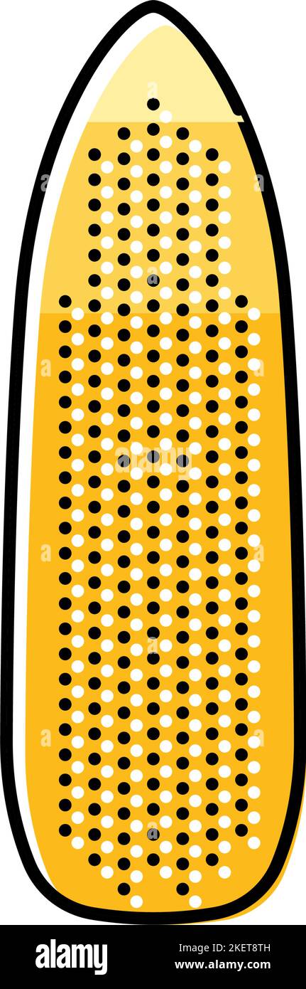 corn cob yellow color icon vector illustration Stock Vector Image & Art ...