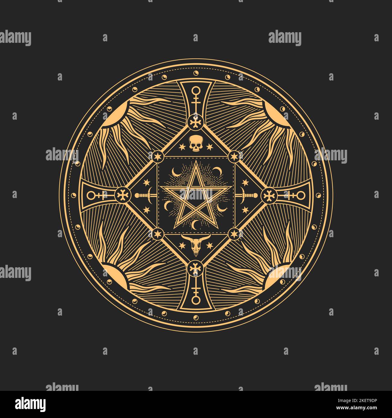 Premium Vector  Zodiac virgo signs halloween skull bones objects icons  stars graphics black and white print