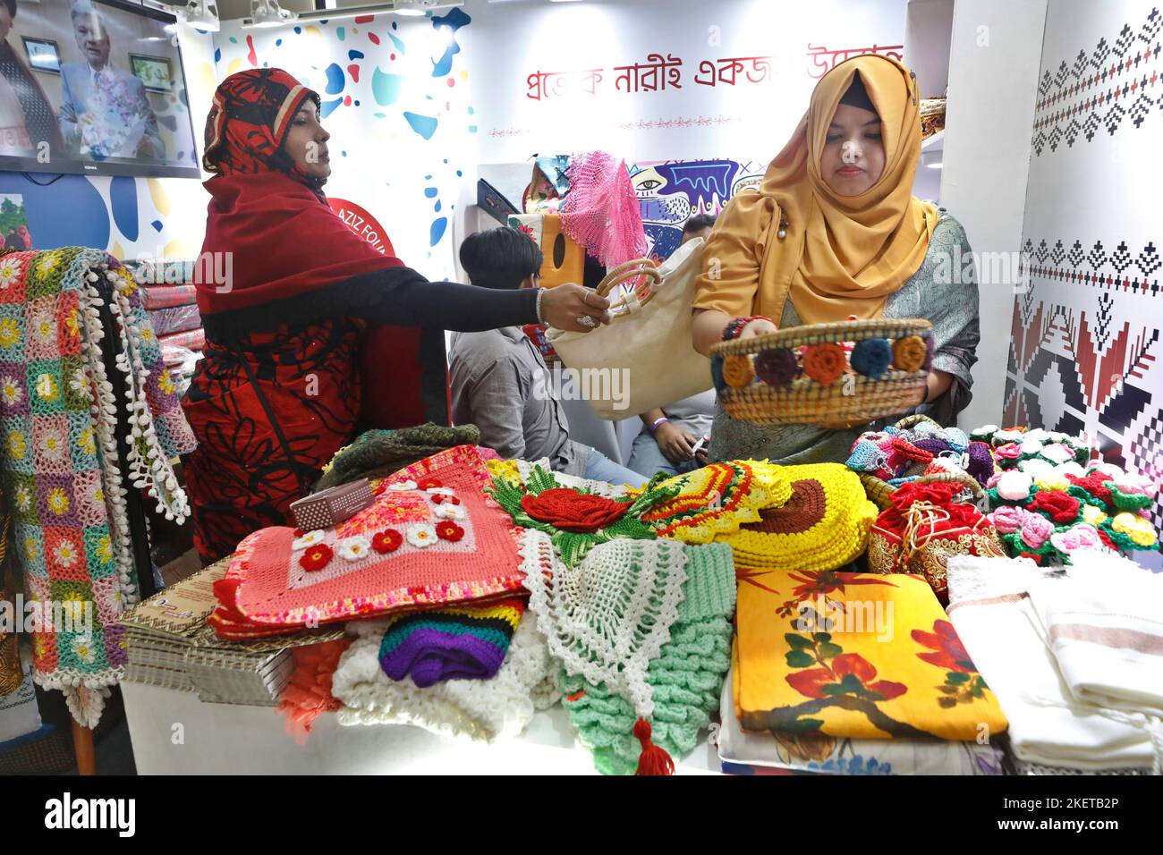 Dhaka, Bangladesh November 14, 2022 Made in Bangladesh Expo