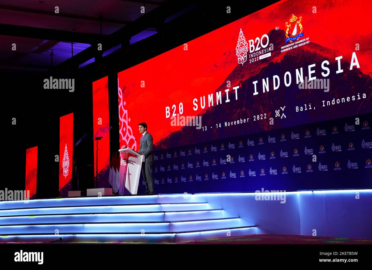 Nusa Dua, Indonesia . 14th Nov, 2022. Prime Minister Justin Trudeau