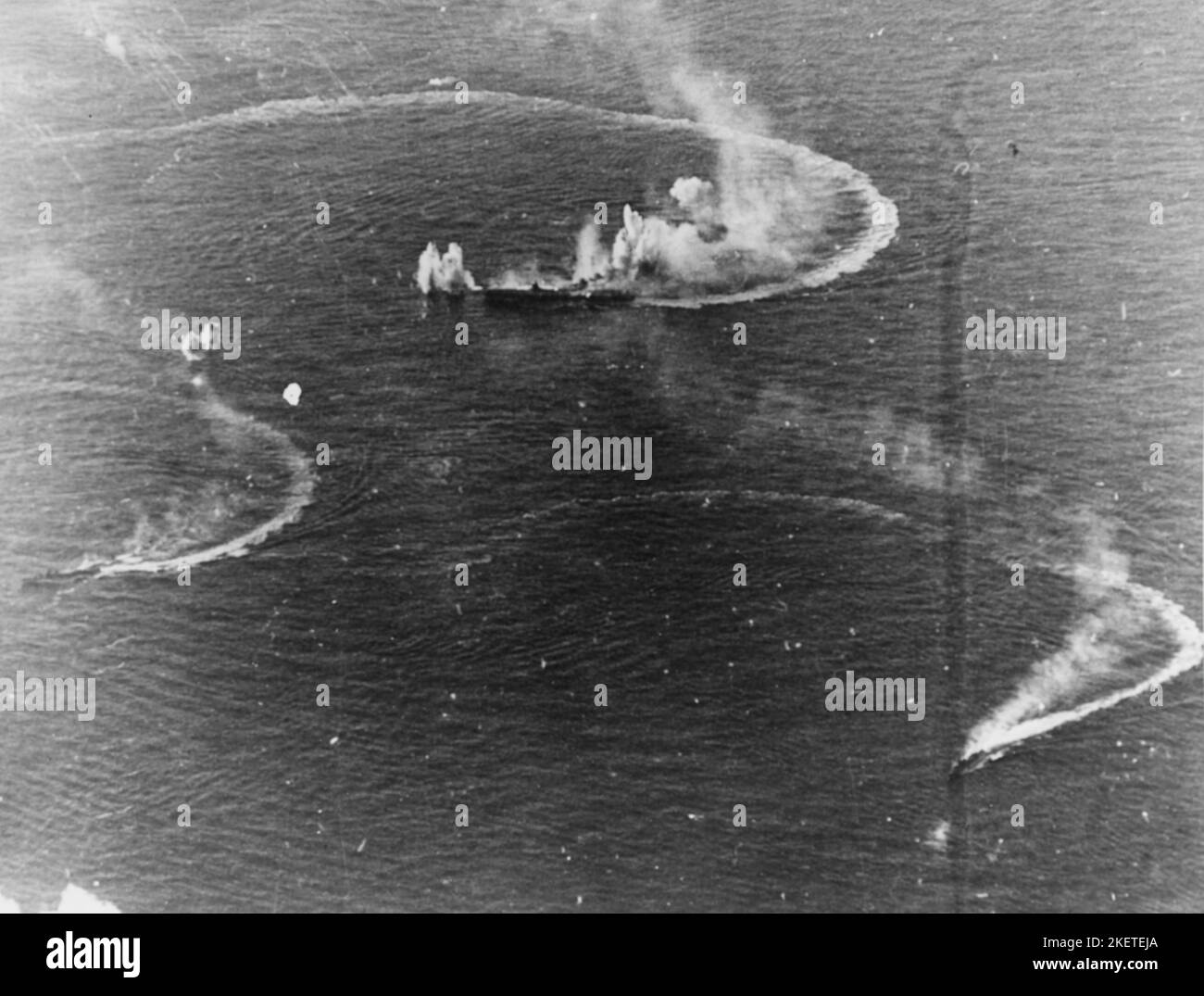 Battle of the Phillipine Sea, June 20, 1944 Stock Photo