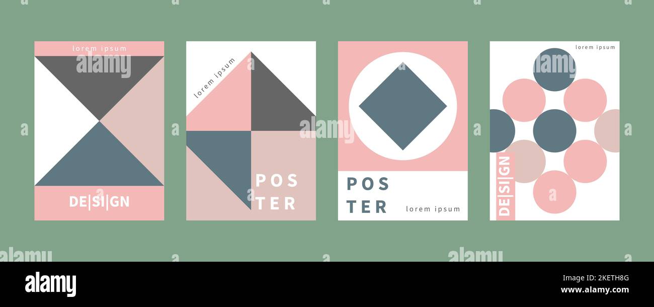 Cover template, annual report, poster, flat brochure. Geometry background, creative composition. Abstract page, presentation. Vector design Stock Vector