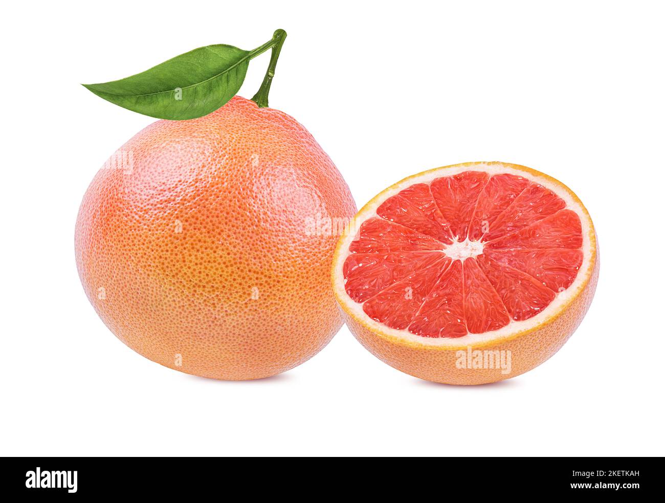 grapefruit isolated on white background Stock Photo
