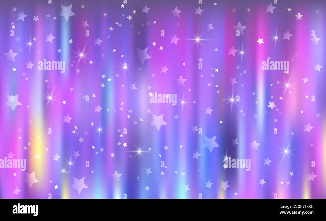Fantasy background in sparkling stars for design. Vector illustration ...