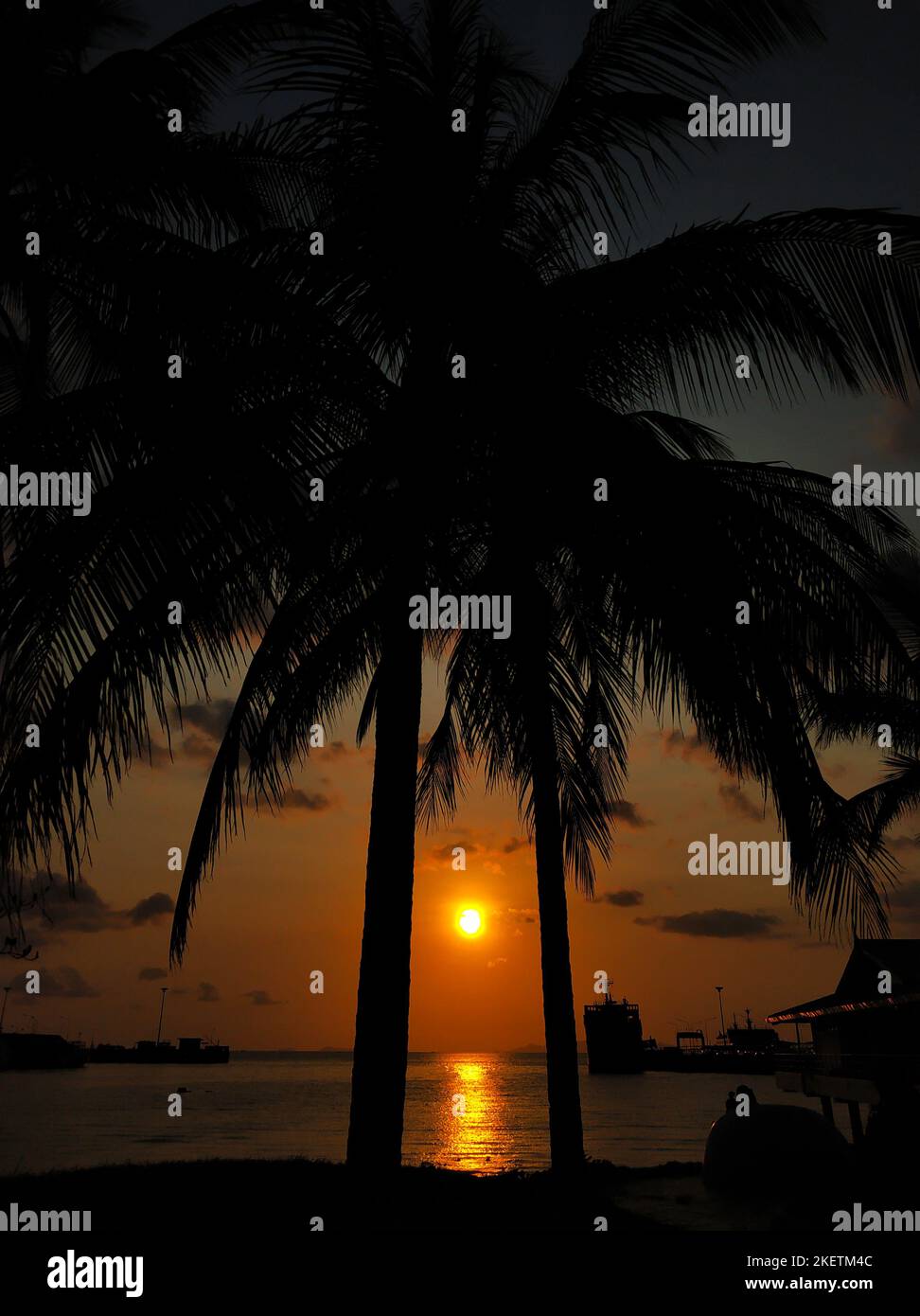 Tropical island untouched dusk hi-res stock photography and images - Alamy