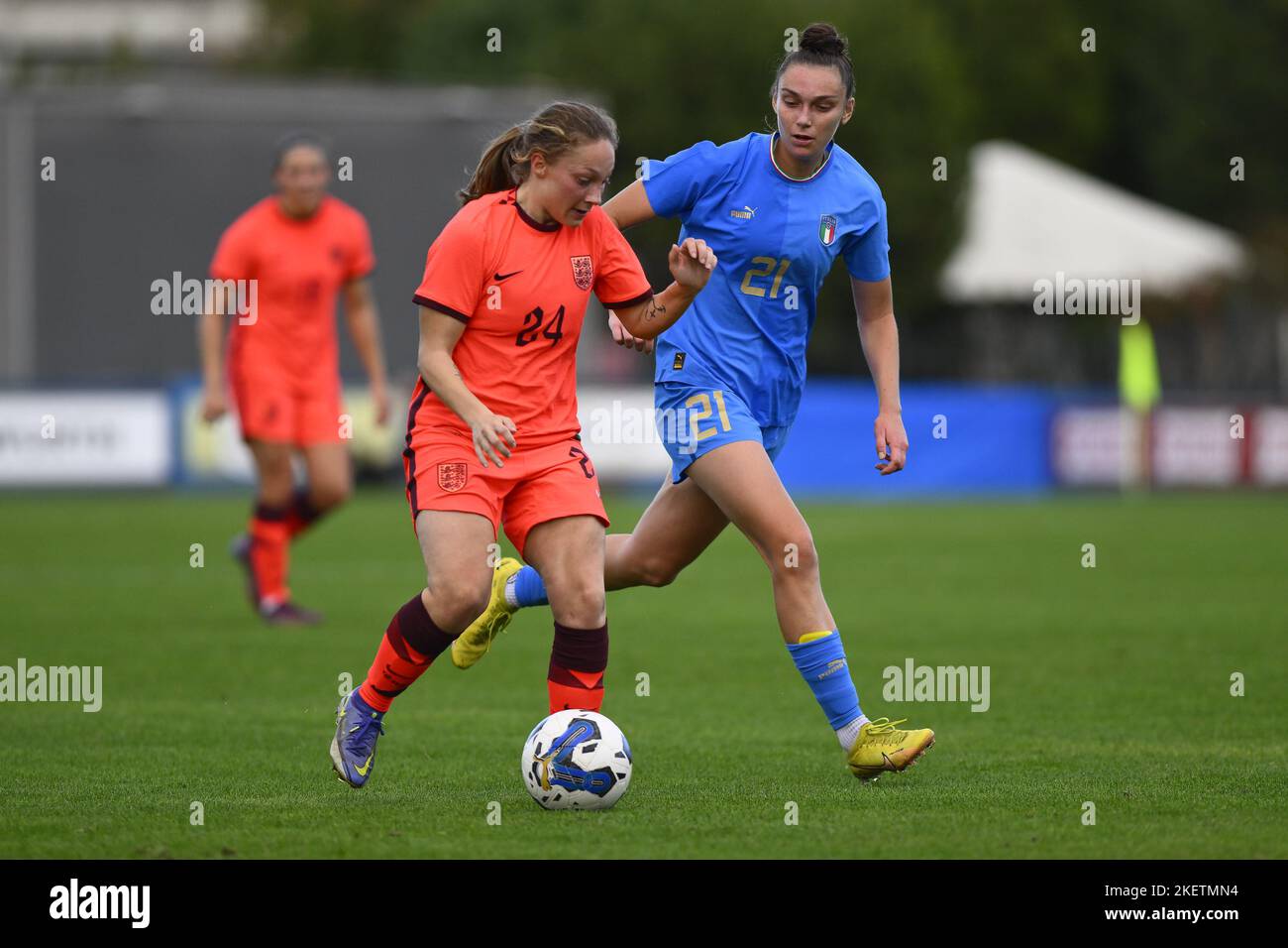 Addison England Angela Addison of England WU23 and Valentina Gallazzi of Italy WU23 ...