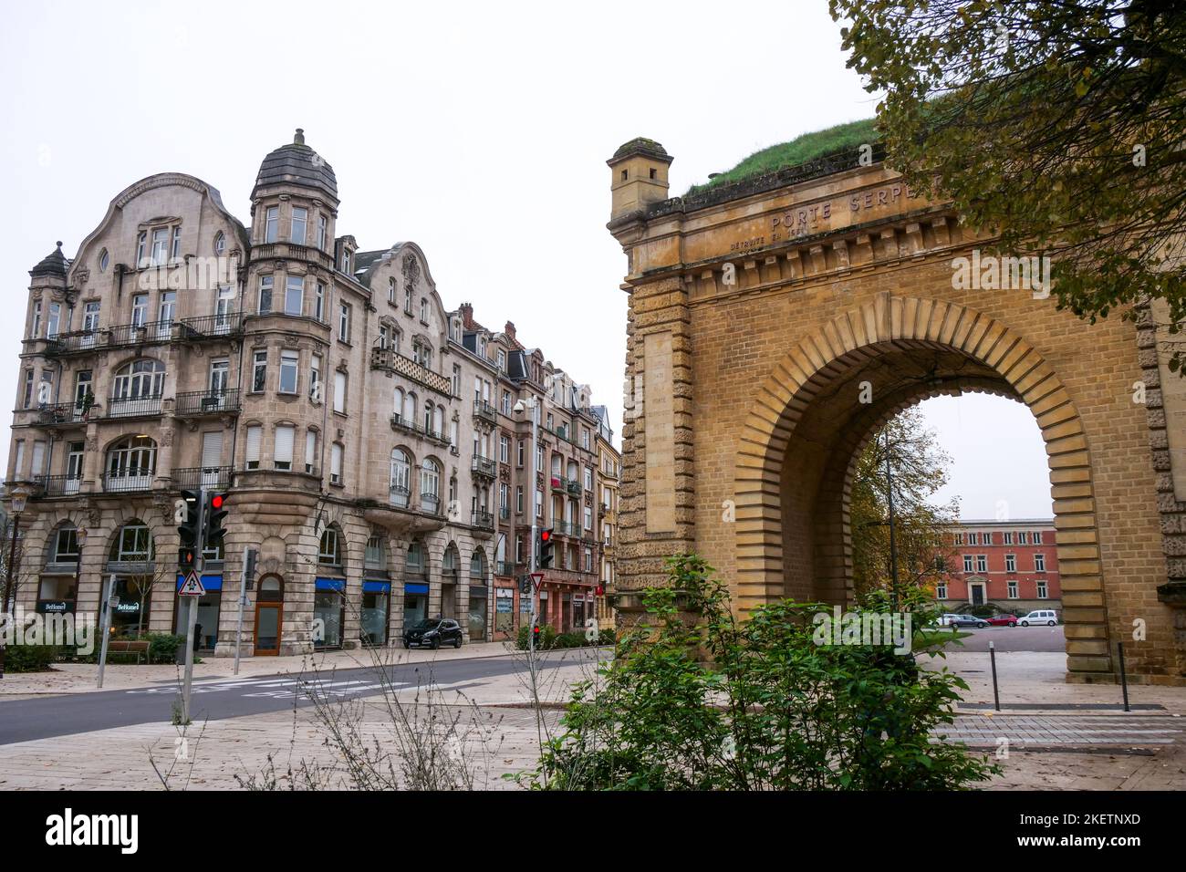 La Porte Serpenoise, Metz, Moselle, Lorraine, Grand Est region, France Stock Photo