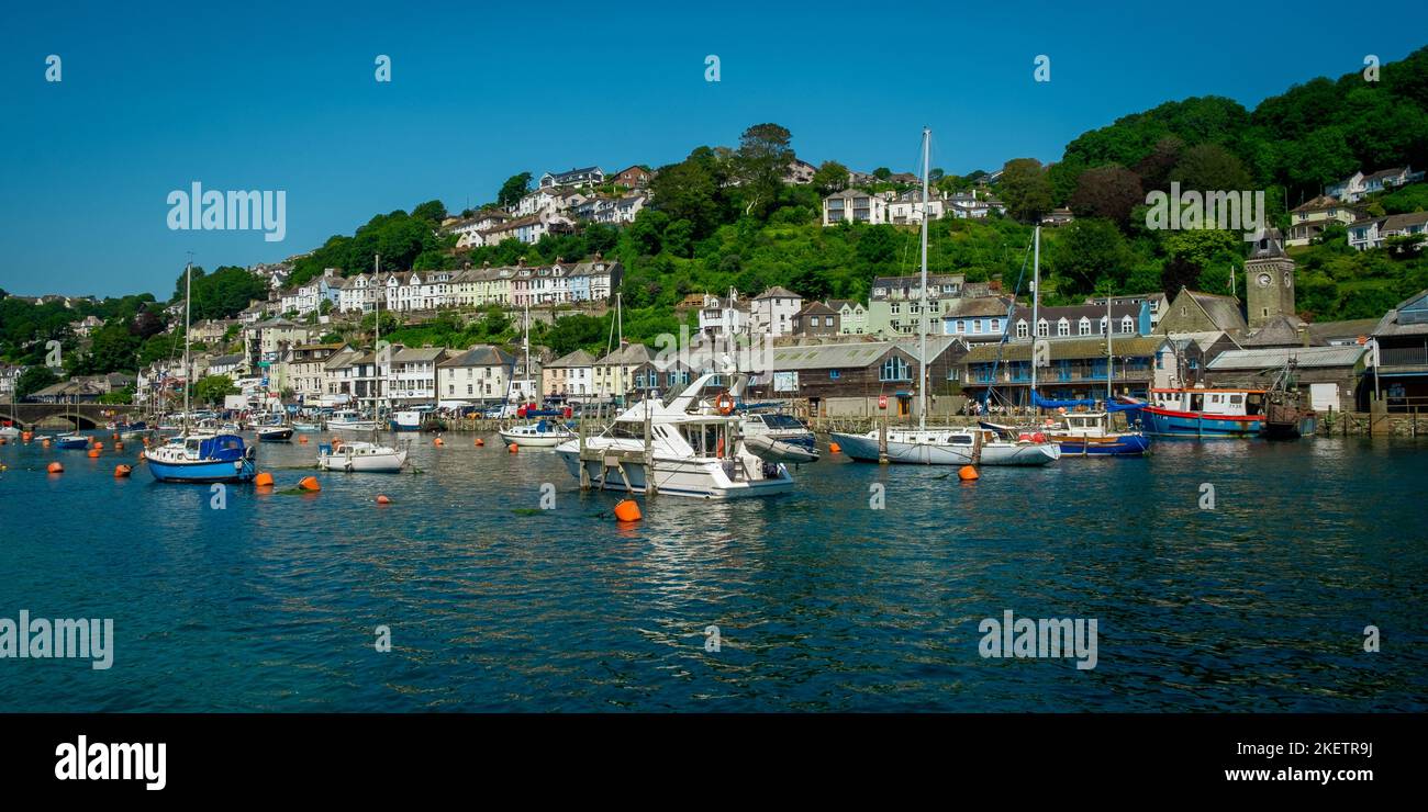 21st july 2021 looe uk a lovely summers day for activities on the