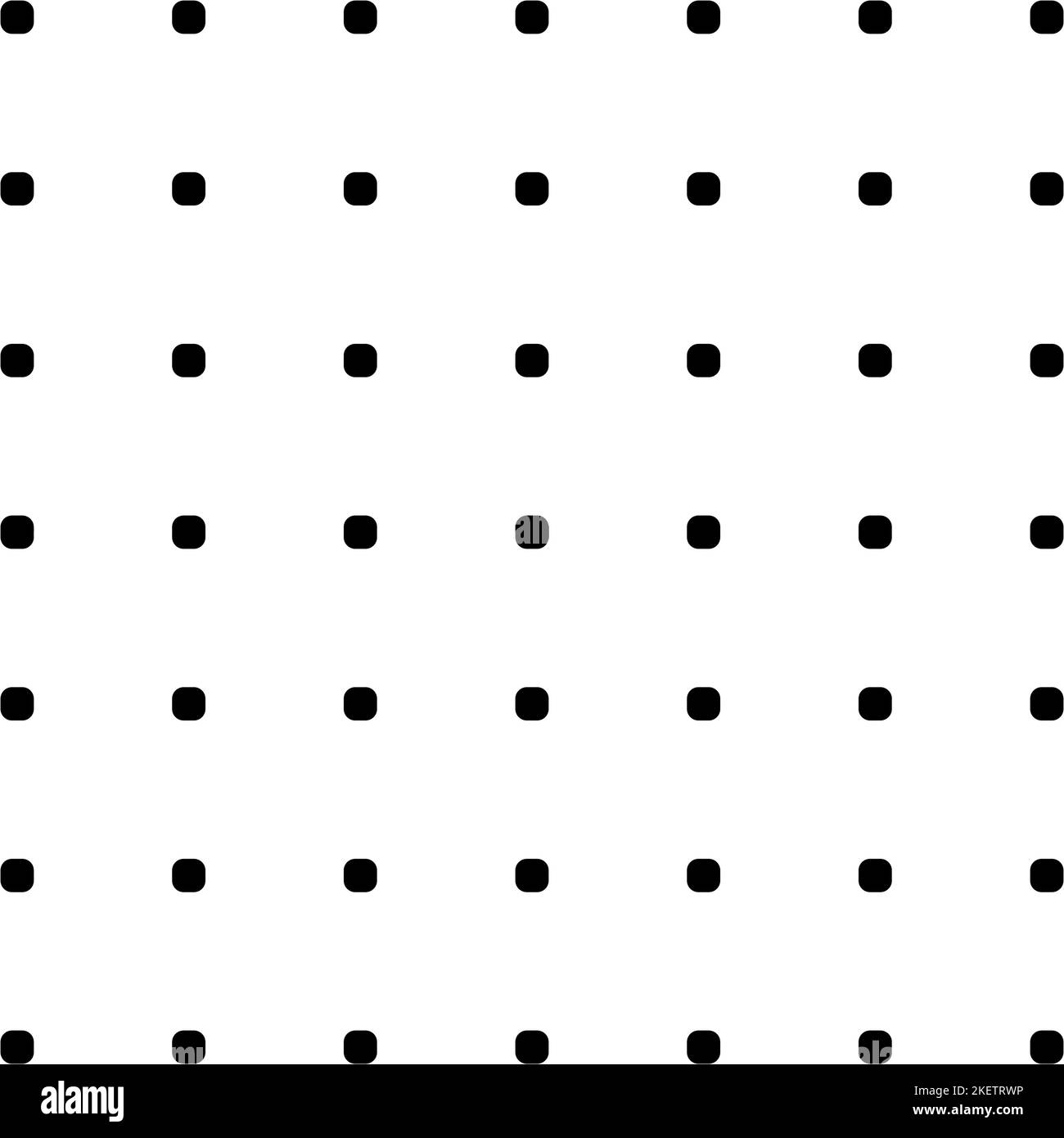 Ordered dot structure, seamless pattern, black on white vector Stock Vector