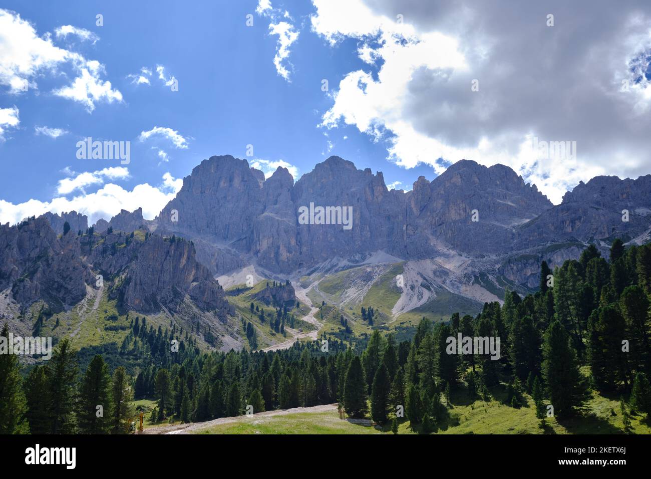 Panoramas of the Alpe Ciampedie, Vigo di Fassa, Val di Fassa, Trento, Trentino Alto Adige, Italy Panoramas of the Alpe Ciampedie, Vigo di Fassa, Val di Fassa, Trento, Trentino Alto Adige, Italy